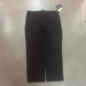 NWT Vintage Polo Golf men's navy blue double pleated chino pants loose cotton 44